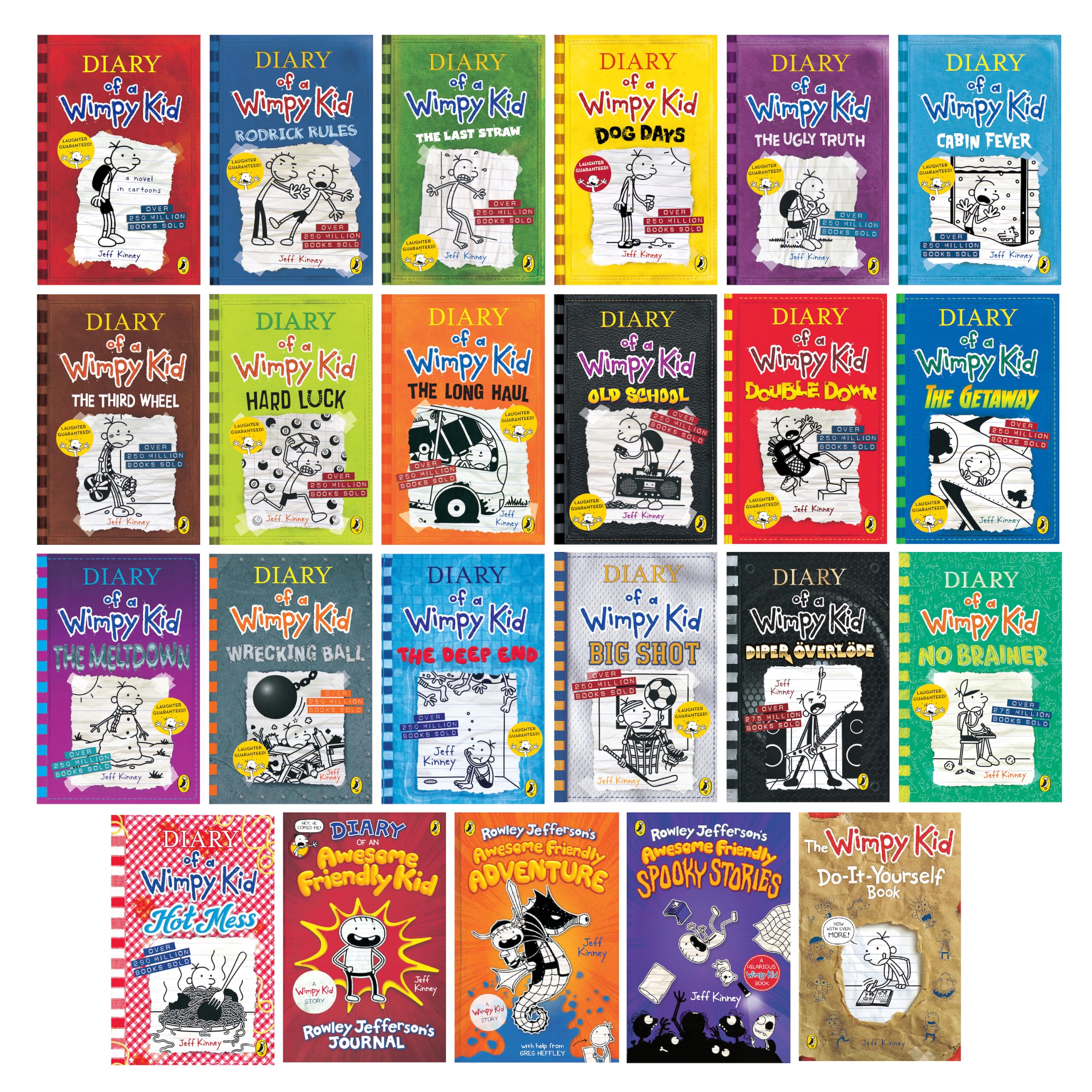 Diary Of A Wimpy Kid 23冊セット 英語絵本 Amazon.com : A Library of a Wimpy Kid 1-23 Books Boxed Set